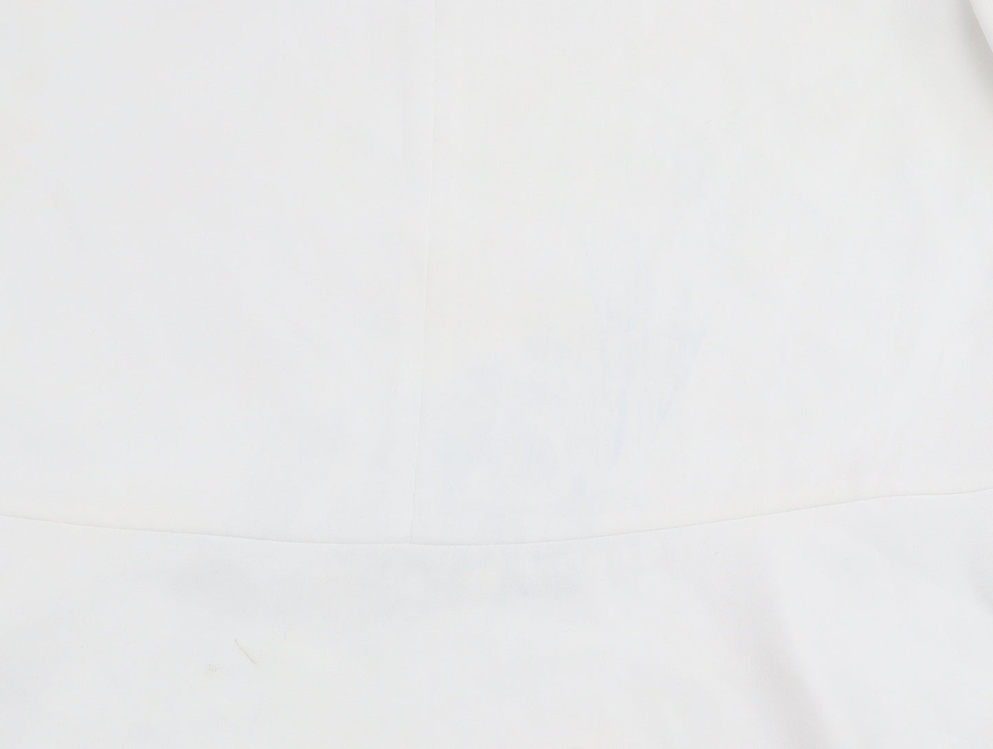 F&F Women’s White Flared Sleeve Peplum Blouse Size 12