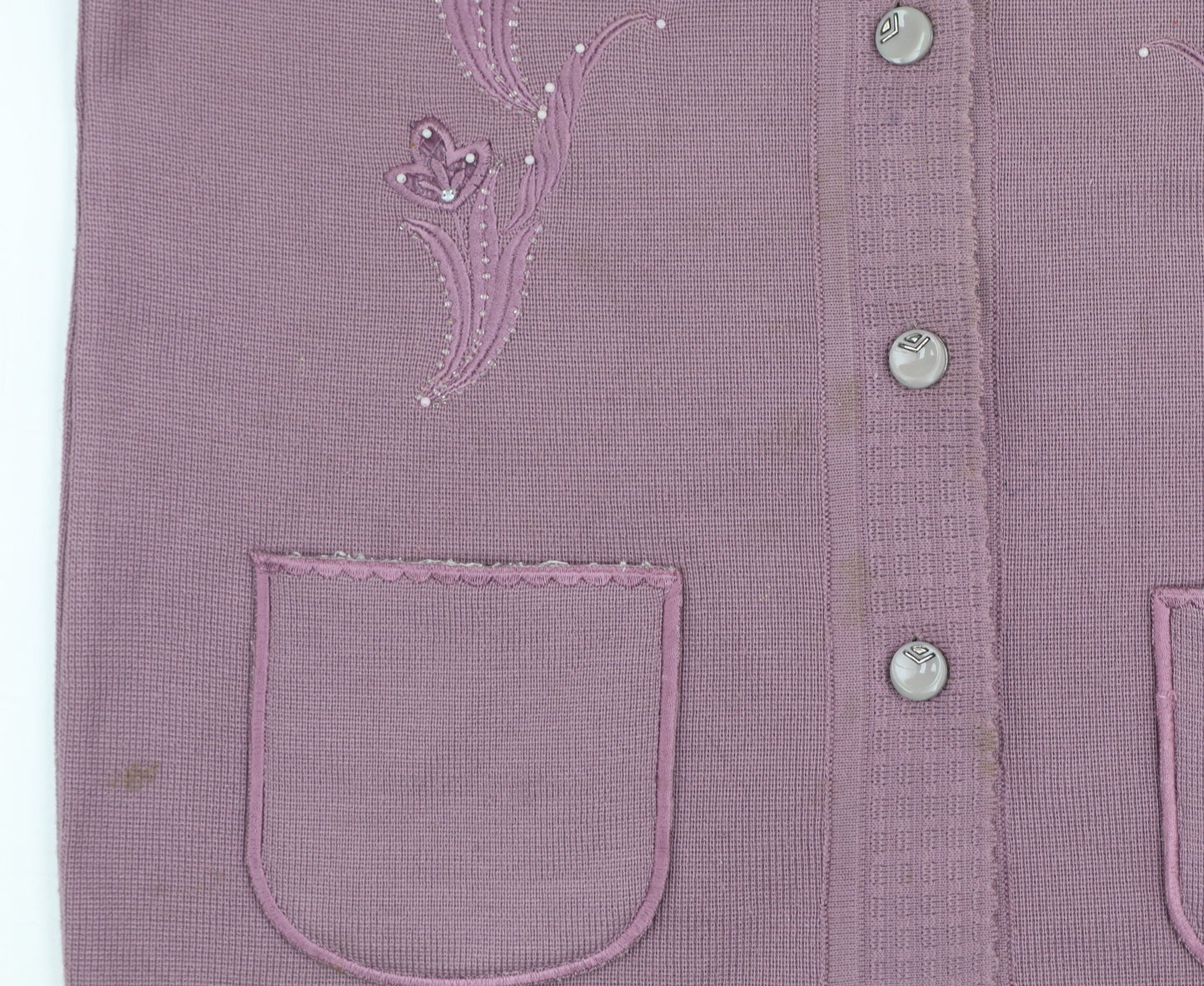 Womens UK Size M Paramour Collection Purple Cardigan Jumper