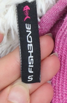 Womens UK Size M Fishbone Pink Gym & Training Walking Casual Jacket