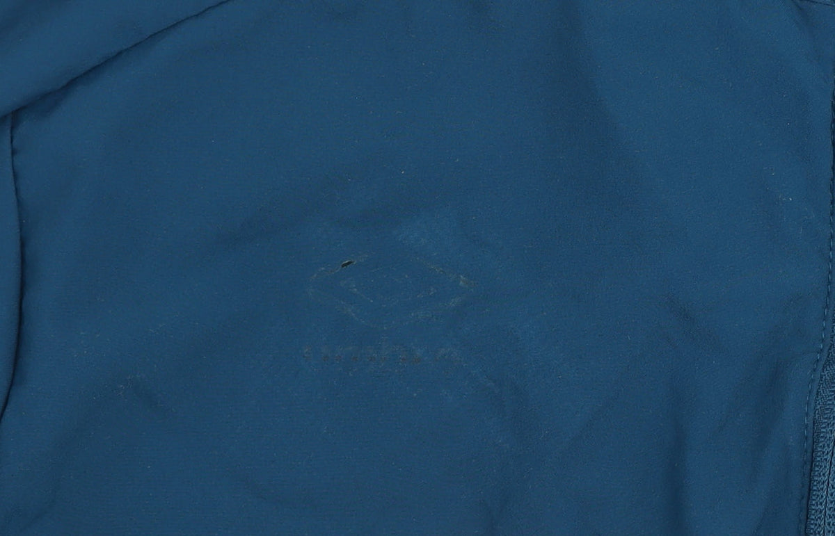 Mens UK Size L Umbro Blue Windbreaker Coat