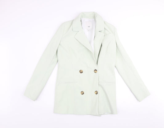Womens UK Size 6 River Island Green Blazer