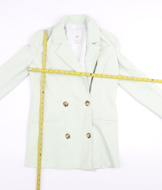 Womens UK Size 6 River Island Green Blazer