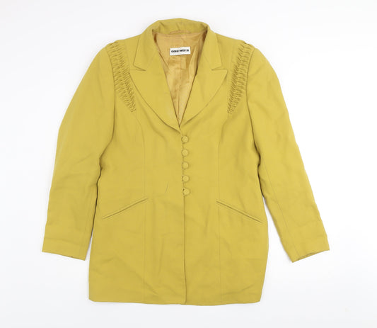 Womens UK Size 10 Gerry Weber Yellow Blazer