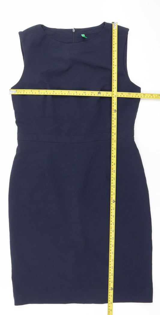 Womens UK Size 12 United Colors of Benetton Sheath Dress
