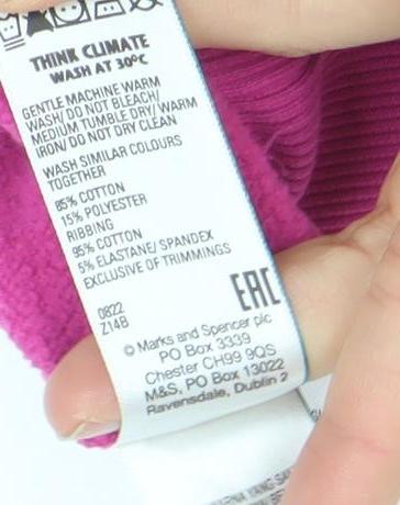 Womens UK Size 10 Marks and Spencer Pink Pullover Hoodie