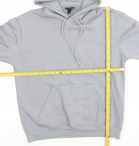 Mens UK Size S H&M Grey Pullover Hoodie