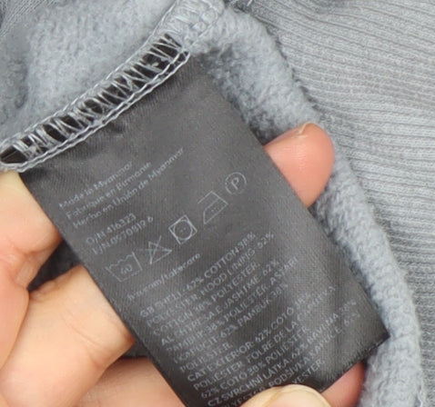 Mens UK Size S H&M Grey Pullover Hoodie