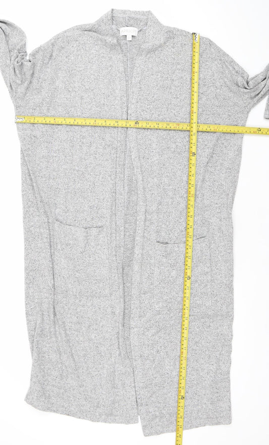 Apricot Women’s Grey Longline Knit Cardigan UK 10 Regular Fit