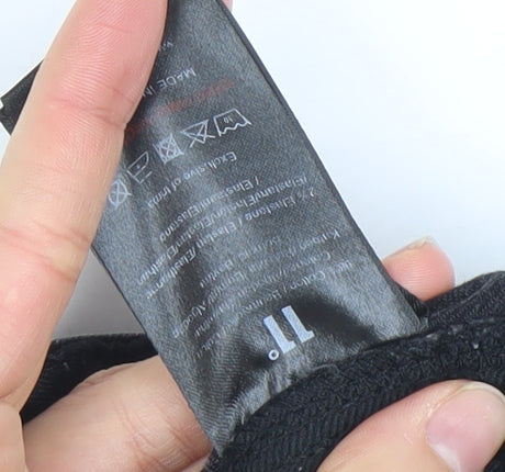 11 Degrees Men’s Black Distressed Skinny Jeans W32 Slim Fit