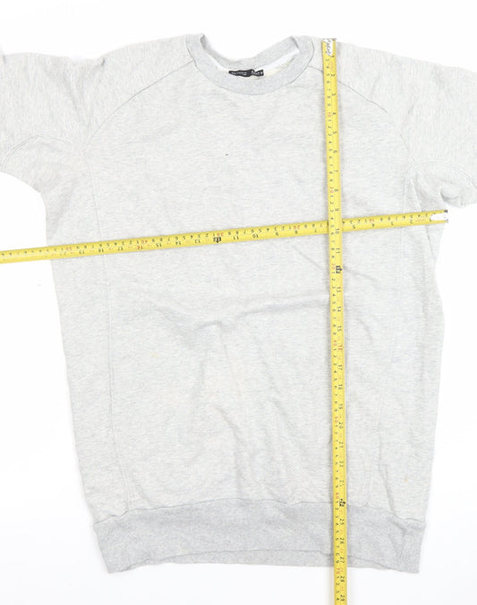 Womens UK Size 8 Zara Grey Pullover Sweatshirt
