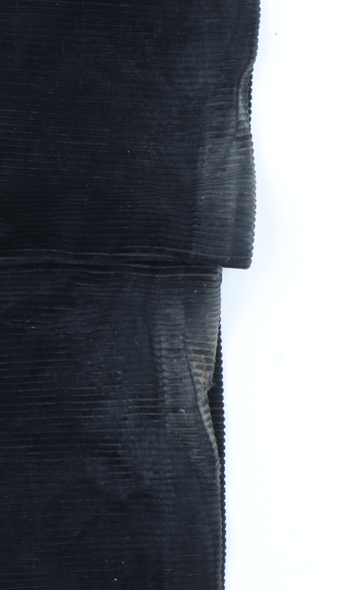 Marks and Spencer Blue Harbour Men's Black Corduroy Trousers 38W 33L Regular Fit