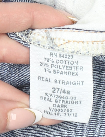 Gap 1969 Women's Dark Blue Straight Jeans Size 10 Regular Fit