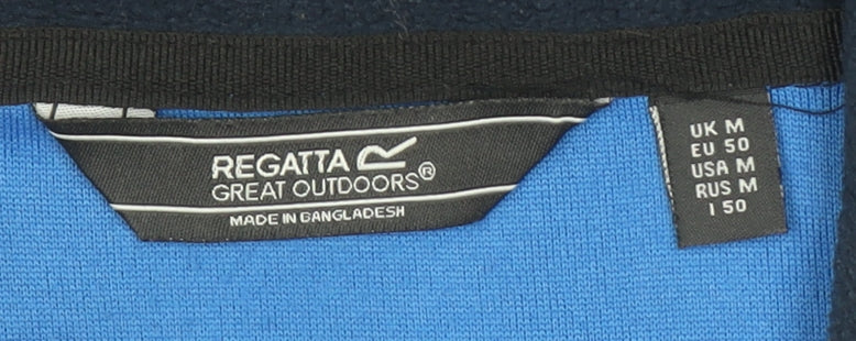 Mens UK Size M Regatta Blue Pullover Sweatshirt