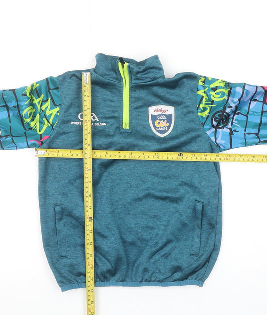 Azzurri Boys Blue 2 Years 1/4 Zip Sports Sweatshirt GAA Cúl Camps