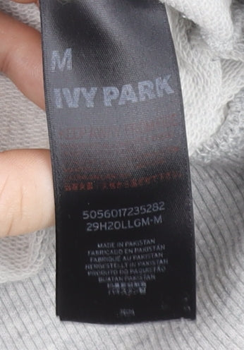 Womens UK Size M IVY PARK Grey Pullover Jumper