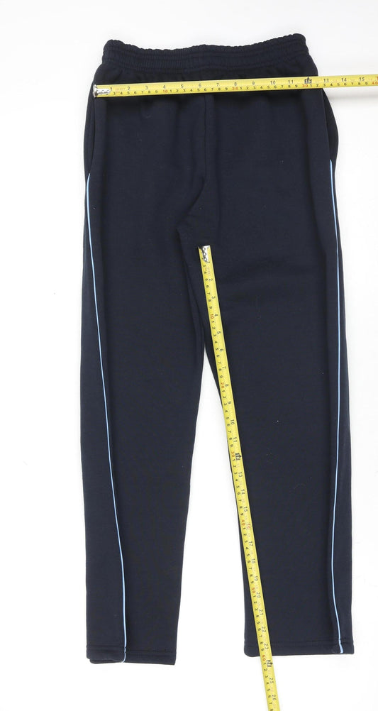 Lynch's of Marino Girls Black 10-11 Years Track Pants Cotton Blend School Joggers