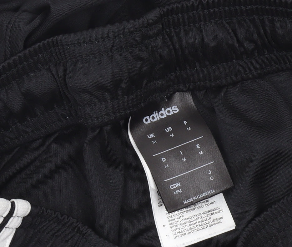 adidas Men's Black Athletic Shorts M Moisture Wicking Gym Wear