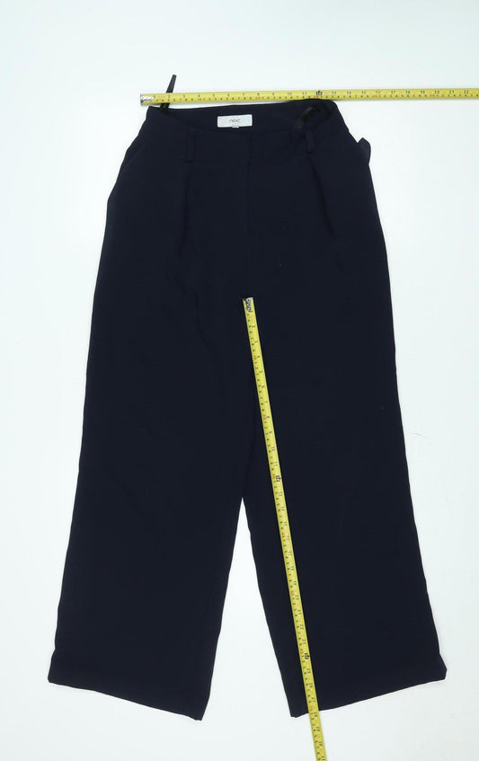 Next Womens Black Size 8 Slim Fit Stretch Dress Pants