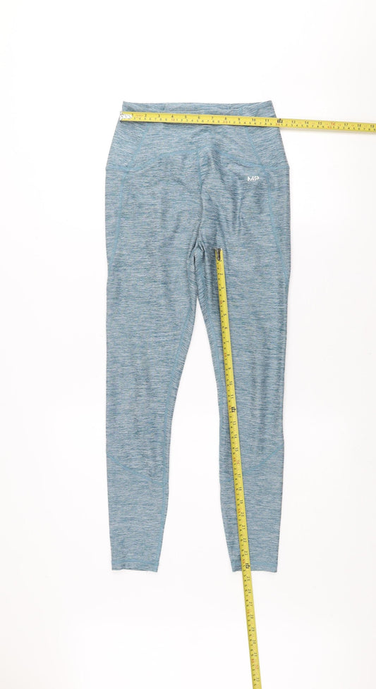 Womens UK Size S MP Slim Fit Leggings Blue Leggings