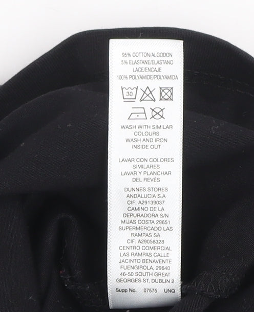 Womens UK Size 12 Savida Black Basic Blouse