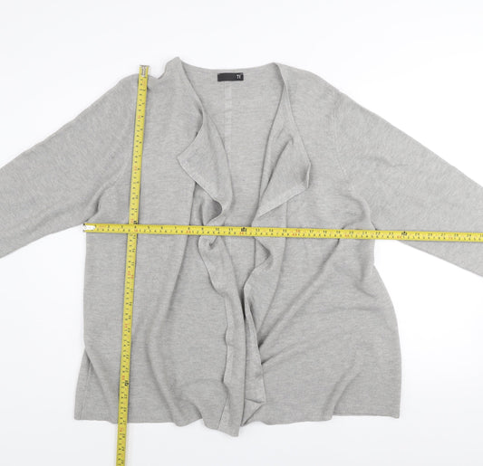 Womens UK Size 24 TR Grey Cardigan Jumper