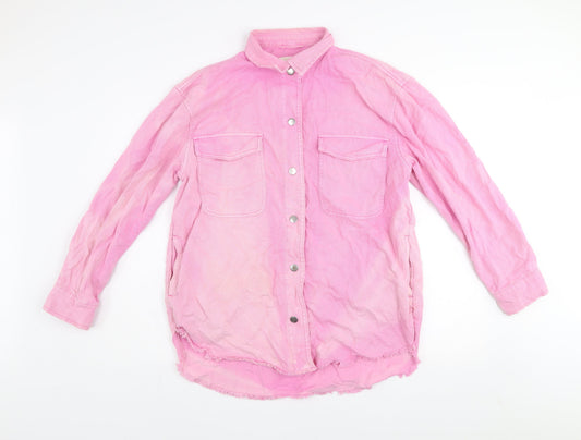 Womens UK Size 14 NEXT Pink Basic Jacket