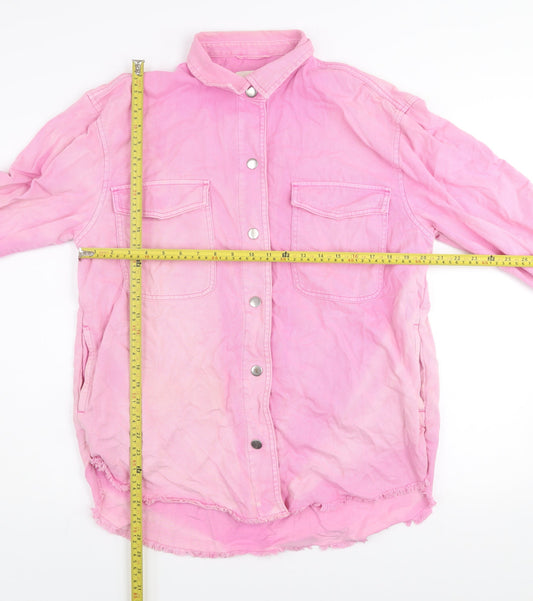 Womens UK Size 14 NEXT Pink Basic Jacket