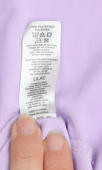 Womens UK Size XL Gallery Purple Camisole Blouse