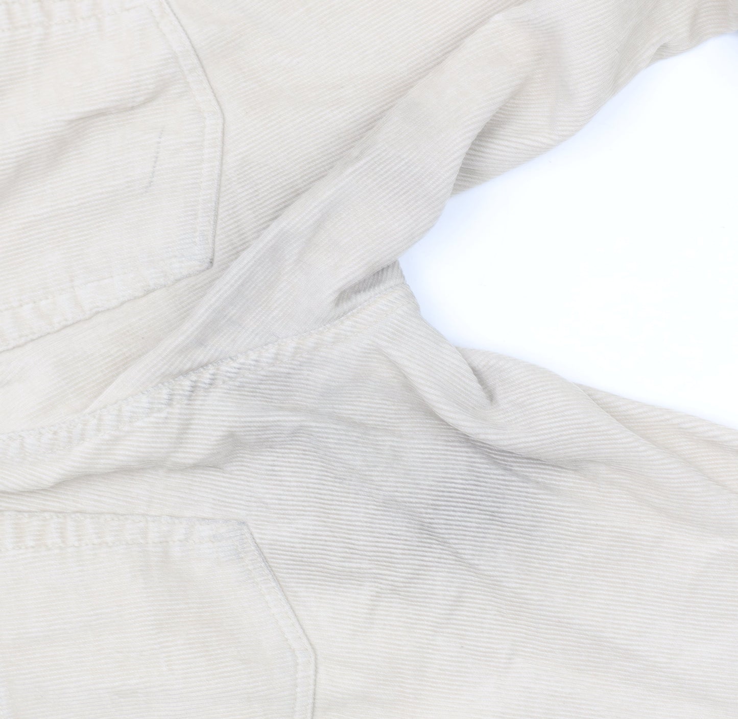 Womens UK Size 8 Gap Regular Fit Casual Beige Trousers