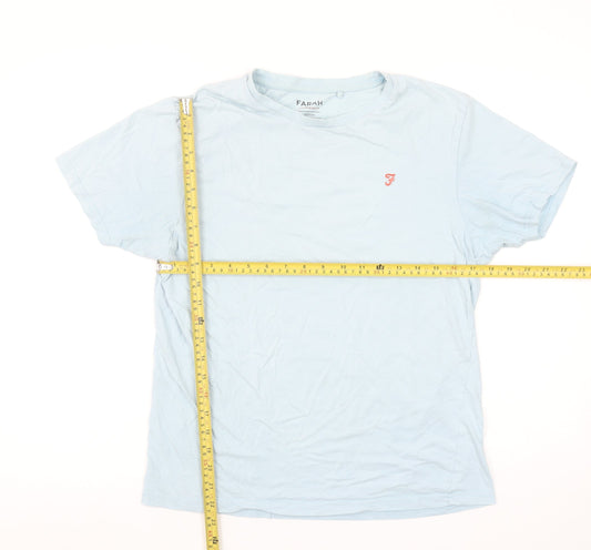 Mens UK Size M Farah Blue T-Shirt