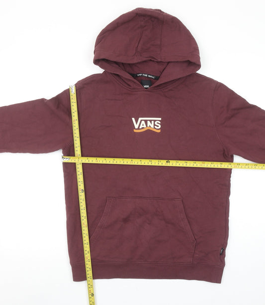Boys UK Size L VANS Brown Pullover Hoodie