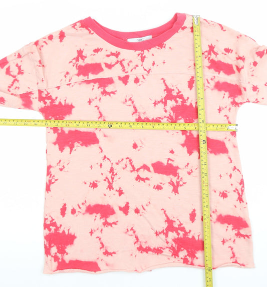 Womens UK Size 8 NEXT Pink Basic T-Shirt