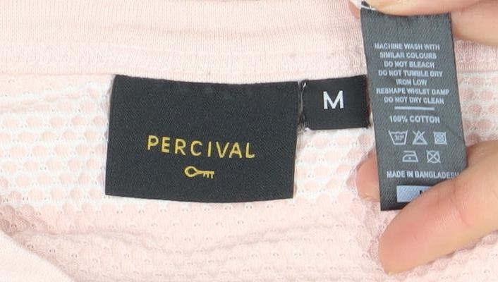 Mens UK Size M Percival Pink T-Shirt