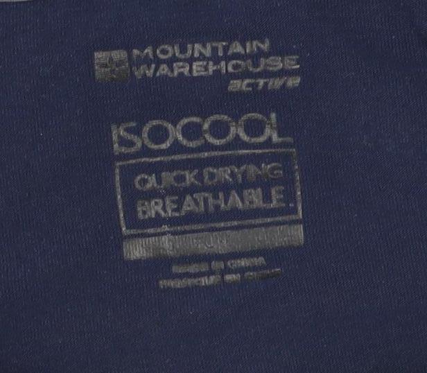 Mountain Warehouse Womens Blue Long Sleeve Quick Dry Active Top Size L