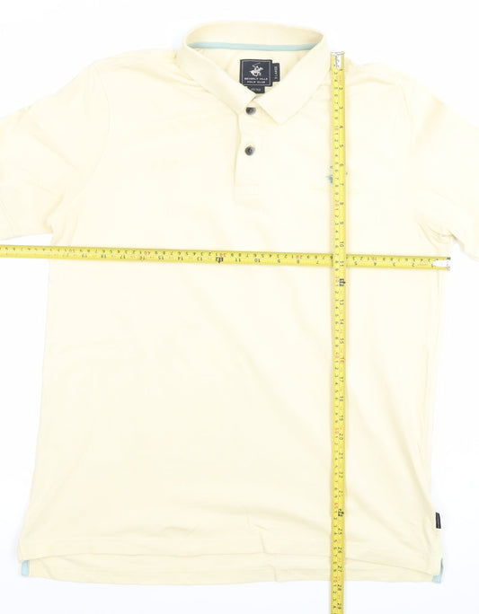 Mens UK Size XL Beverly Hills Polo Club Cotton Blend Polo Shirt