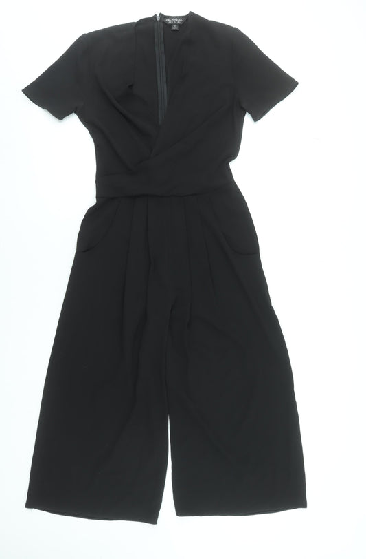 Womens UK Size 6 Miss Selfridge One-Piece Black Jumpsuit