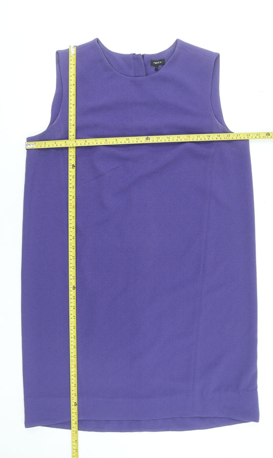 Next Women’s Purple Sleeveless Shift Dress Size 18