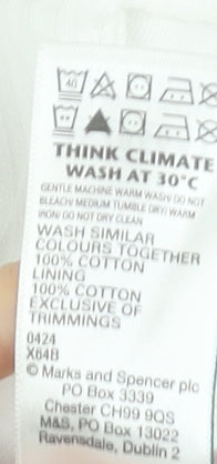 Marks and Spencer Autograph Men's White 3XL Cotton Chino Shorts