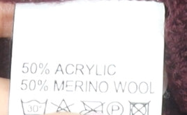 Franco Bencini Men’s Brown XL V-Neck Wool Blend Jumper