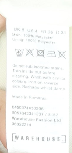 Womens UK Size 8 Warehouse Fit & Flare Dress