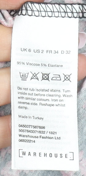 Womens UK Size 6 Warehouse A-Line Dress