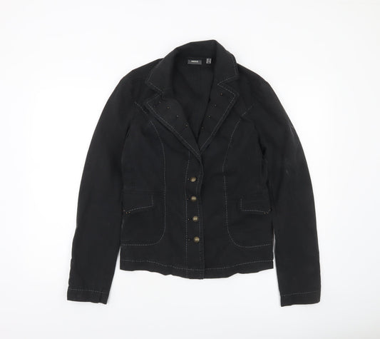Womens UK Size 14 Mexx Black Basic Jacket