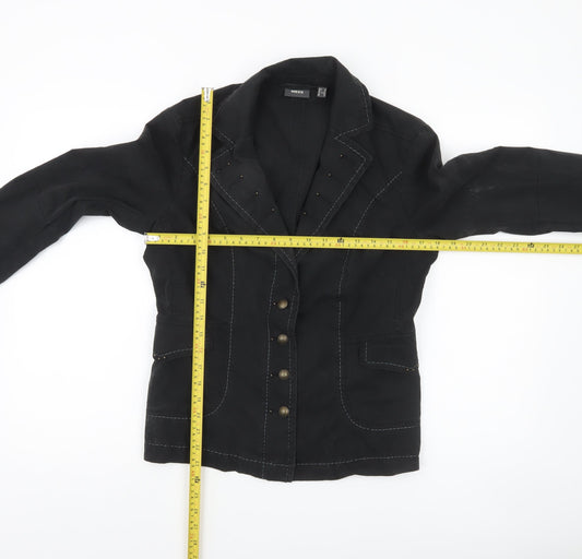 Womens UK Size 14 Mexx Black Basic Jacket