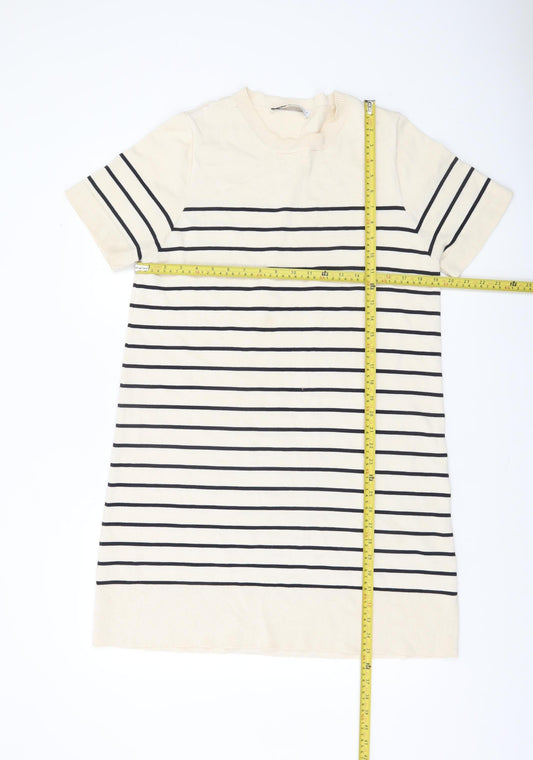 Womens UK Size 14 Zara T-Shirt Dress