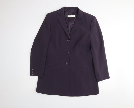 Womens UK Size 12 Gerry Weber Regular Purple Blazer