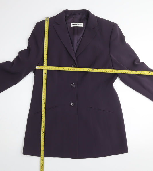 Womens UK Size 12 Gerry Weber Regular Purple Blazer