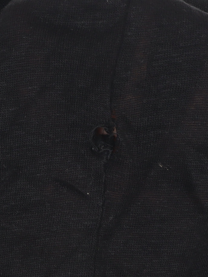 MNG Women's Black Basic Cotton Short Sleeve T-Shirt Size M