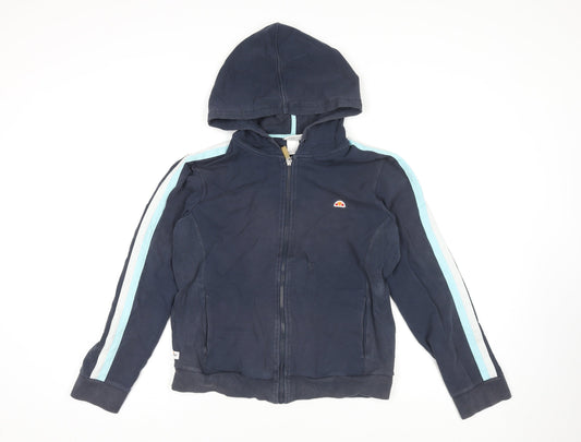 Womens UK Size L ellesse Blue Full Zip Jumper