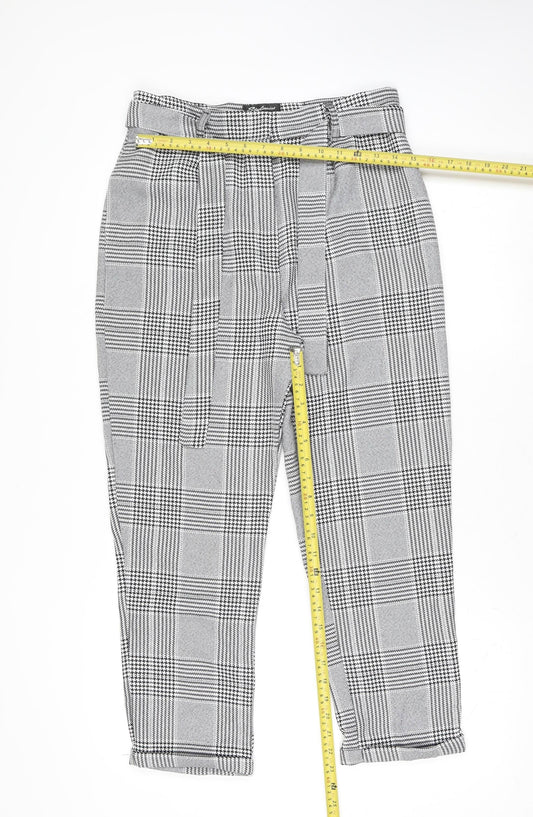 Womens UK Size 12 Stylewise Regular Fit BusinessCasualWorkwear Grey Trousers