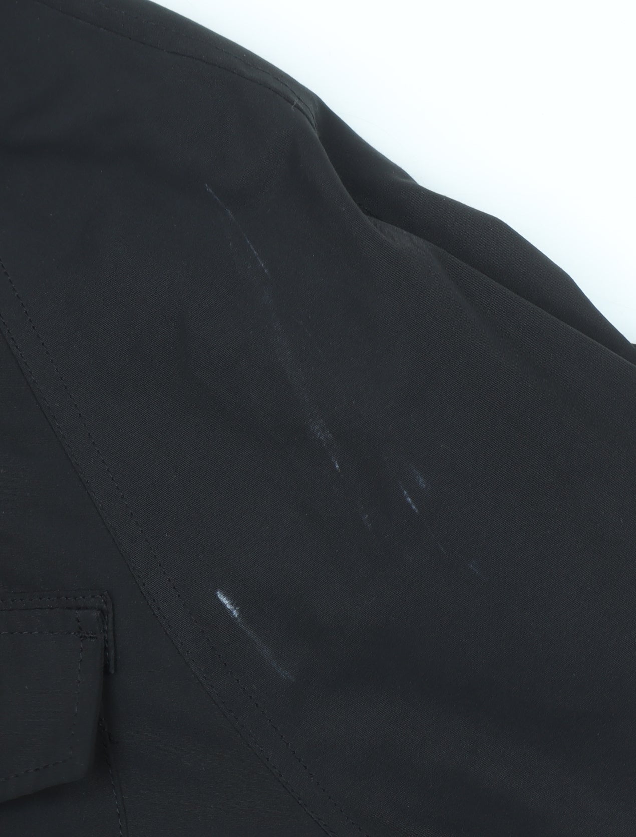 Mens UK Size XS H&M Black Parka Coat